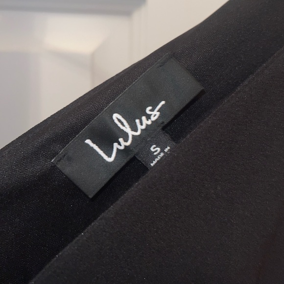 Lulu’s Black Mini Dress - Picture 2 of 2